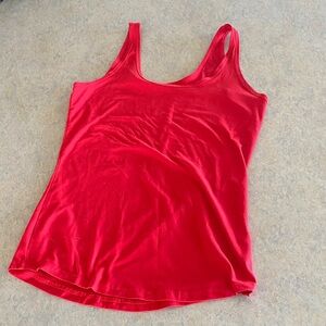 No Boundaries Red Scoop Neck Tank Top